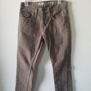 Straight leg slim jeans